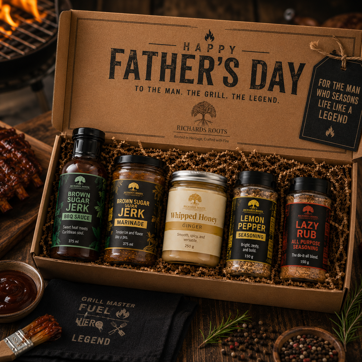 Ultimate Grill master Gift Box – Richards Roots