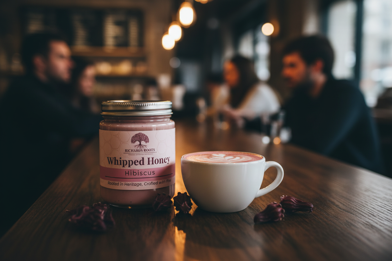 Hibiscus in Coffee Shop